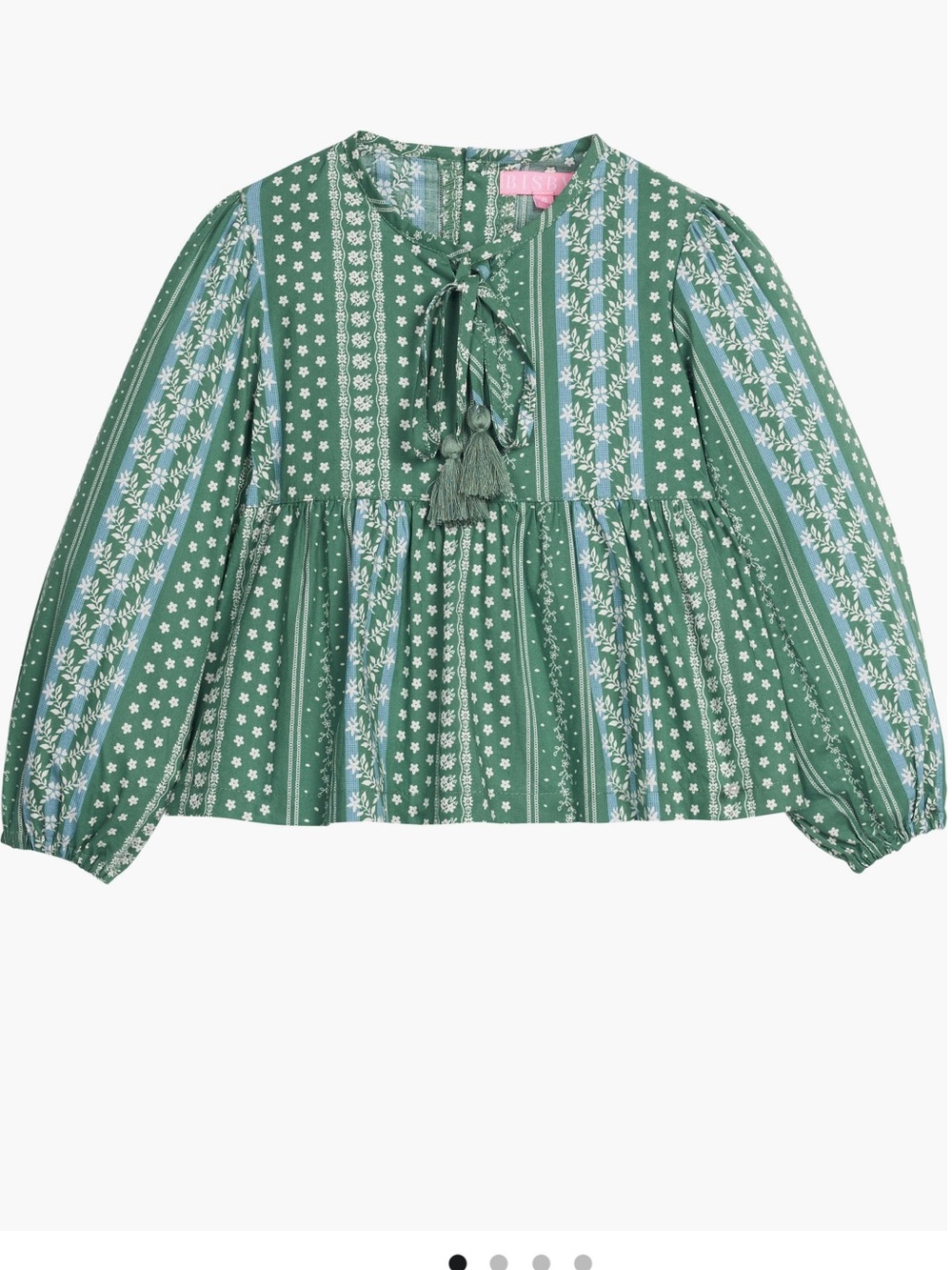 BISBY Kids' Floral Riviera Top, Size 3, NWOT